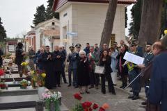 24 marzo 2025 deposizione lapide sulla Tomba della famiglia Giudice in Eboli