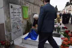 24 marzo 2025 deposizione lapide sulla Tomba della famiglia Giudice in Eboli