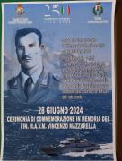 Commemorazione del 76° Anniversario dell’uccisione del Finanziere M.A.V.M. Vincenzo MAZZARELLA