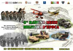 15 giugno 2025 - Festa dell’80° anniversario fine della 2^ Guerra Mondiale e “Italia Liberata”.