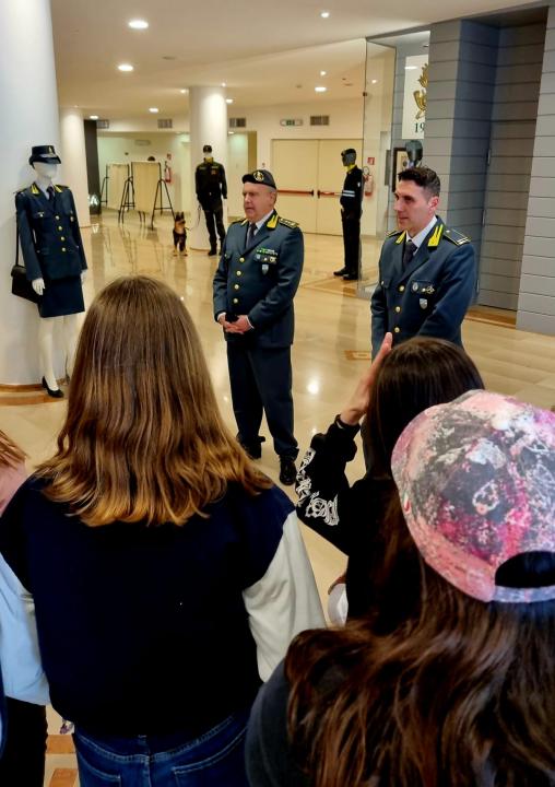Sezione FOGGIA - 11 aprile 2025 .Visita degli studenti dell’ISC Grimaldi – Giovanni Paolo II di San Paolo di Ciivitate (FG) al Museo Storico della Legione Allievi.