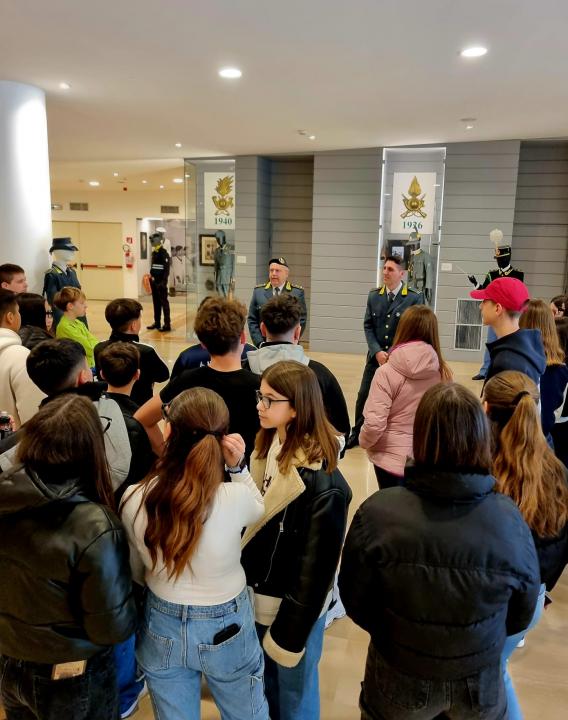 Sezione FOGGIA - 11 aprile 2025 .Visita degli studenti dell’ISC Grimaldi – Giovanni Paolo II di San Paolo di Ciivitate (FG) al Museo Storico della Legione Allievi.