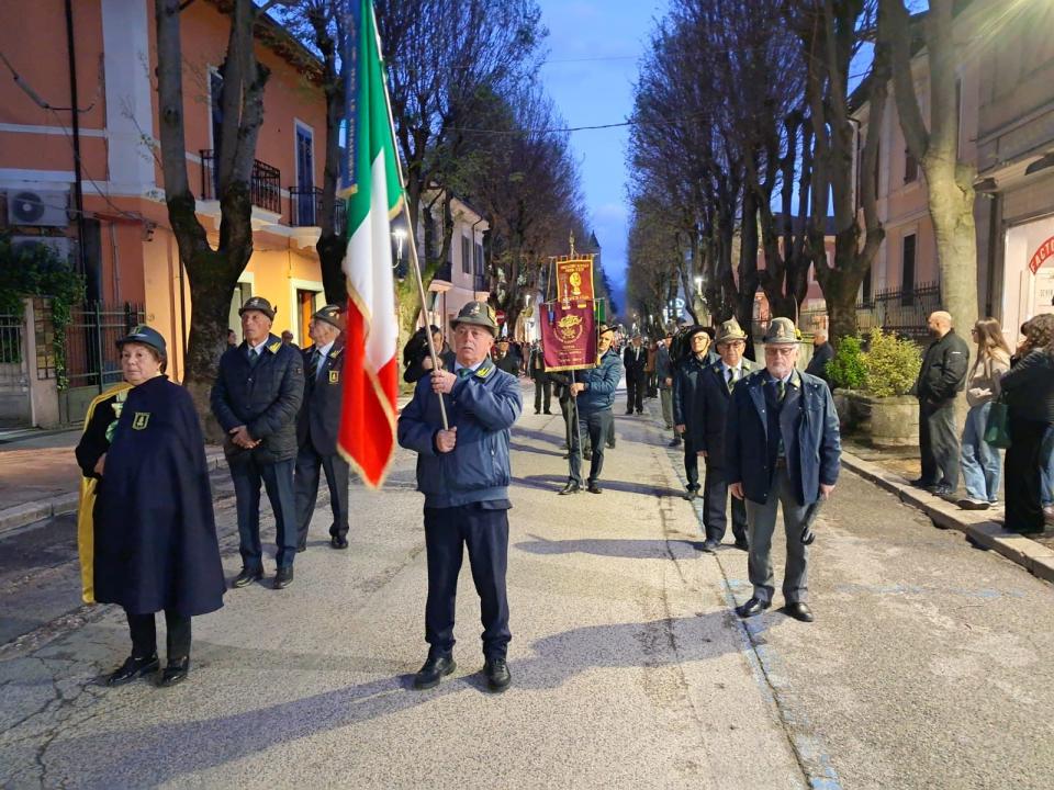 La Sezione di Avezzano alla Processione di Cristo morto