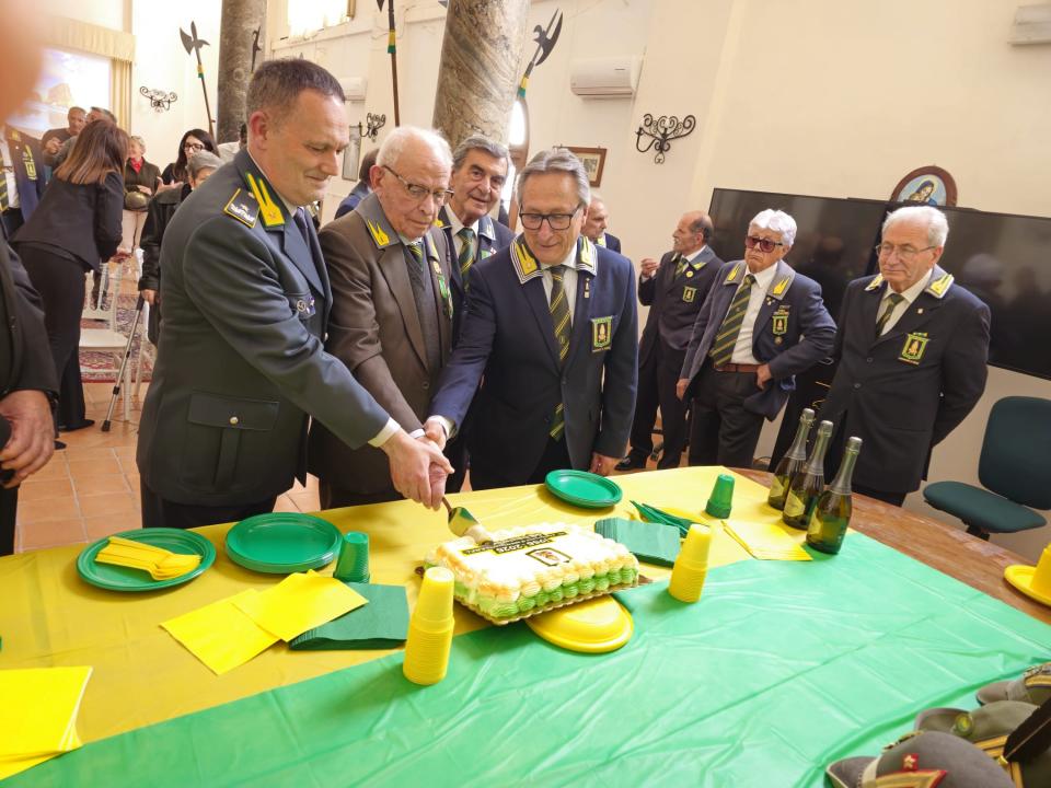 70° ANNIVERSARIO DI APPARTENENZA ALL'A.N.F.I. DEL BRIG. CAPO DONATO CUOMO