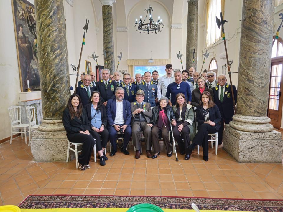 70° ANNIVERSARIO DI APPARTENENZA ALL'A.N.F.I. DEL BRIG. CAPO DONATO CUOMO