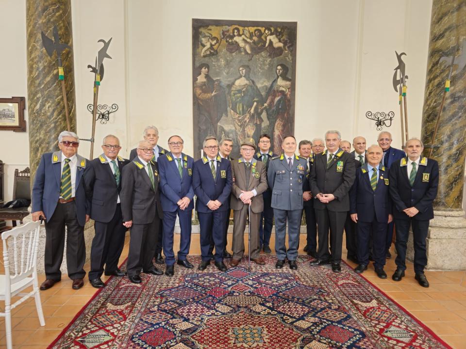 70° ANNIVERSARIO DI APPARTENENZA ALL'A.N.F.I. DEL BRIG. CAPO DONATO CUOMO