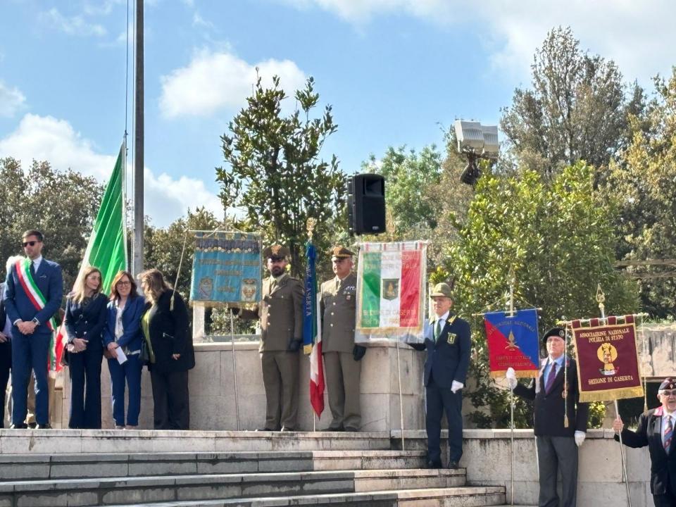 Caserta. Cerimonia 80° Anniversario della Liberazione.