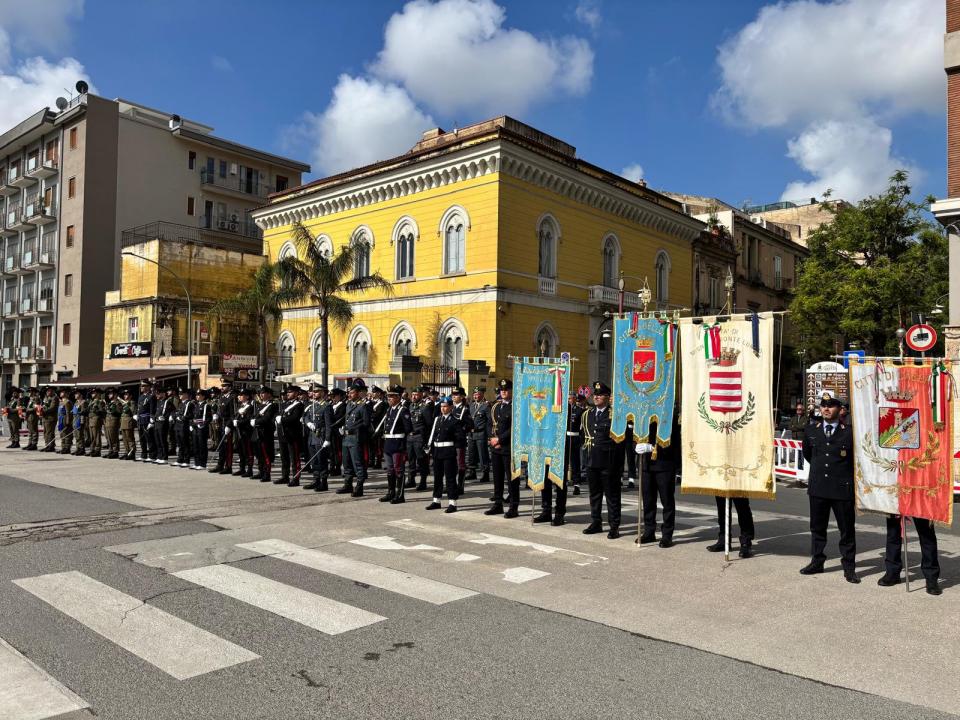 Caserta. Cerimonia 80° Anniversario della Liberazione.