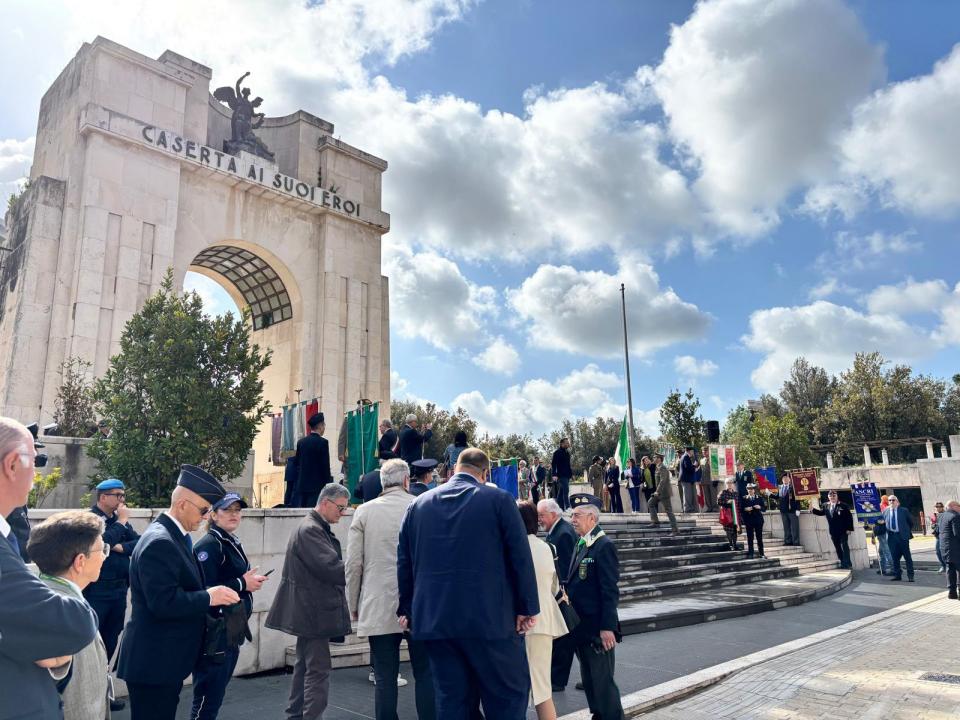 Caserta. Cerimonia 80° Anniversario della Liberazione.