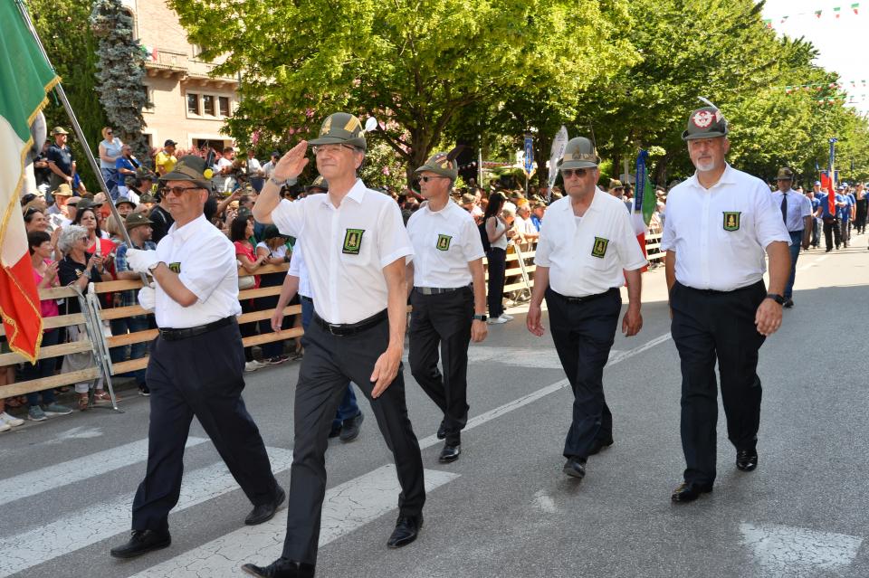 Partecipazione della Sezione A.N.F.I. di Conegliano al raduno Triveneto degli Alpini
