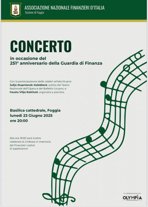 SEZIONE DI FOGGIA - 251° Anniversario della Guardia di Finanza