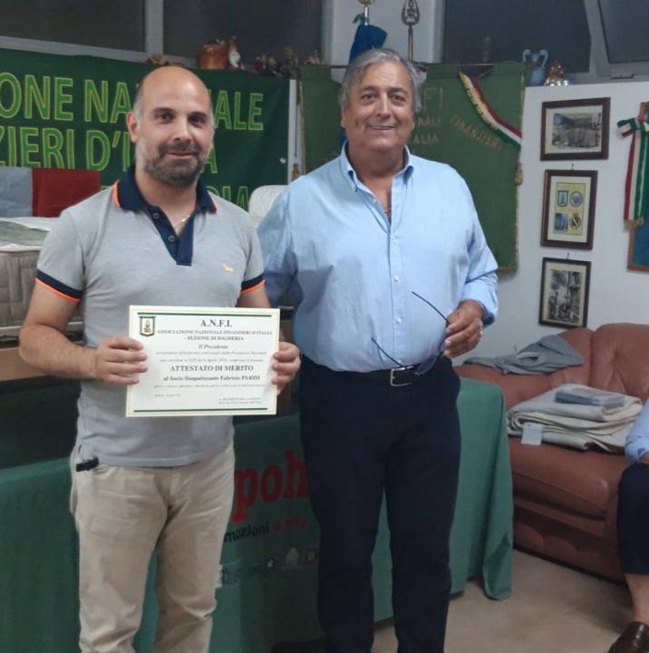 A.N.F.I Sez. Bagheria - consegnati Attestati di Merito ai Soci Ordinari e simpatizzanti, per  l'impegno Associativo.